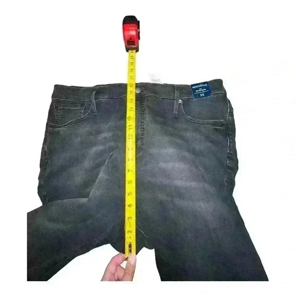 NWT J.Crew Mercantile High Rise Skinny Jeans Womens Size 35 Black Denim - Picture 11 of 14